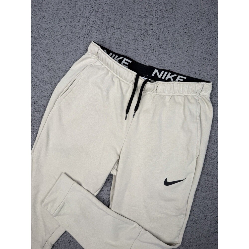 Nike Pants Mens L Beige Dri-FIT Joggers Athletic Sweatpants Casual CZ6379